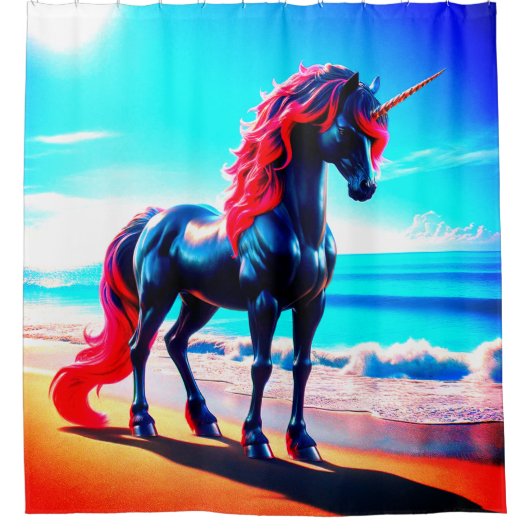 Rideau de douche Unicorn (Devant)