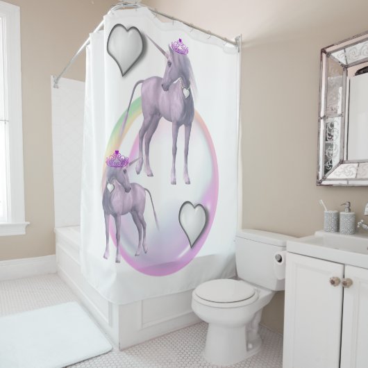 Rideau de douche Unicorn (En situation)