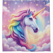 Rideau de douche Unicorne enchanté (Devant)