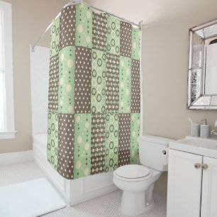 Rideau de douche Vert Brown