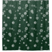 Rideau de douche vert d'hiver (Devant)