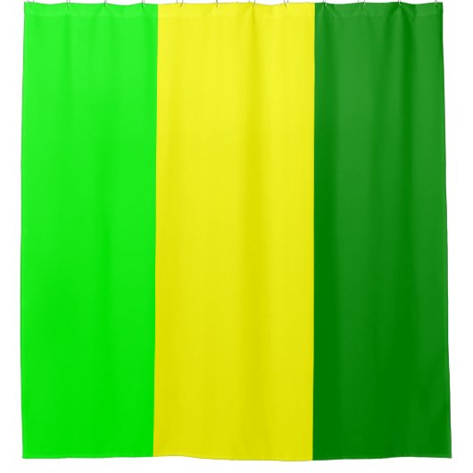 Rideau de douche vert Jaune (Devant)