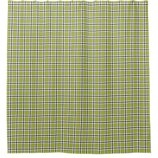 Rideau de douche Vert Plaid HAMbyWG (Devant)