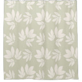 Rideau de douche vert Sage (Devant)