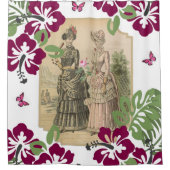 Rideau de douche Victorian Femmes Floral (Devant)
