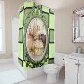 Rideau de douche victorien (En situation)