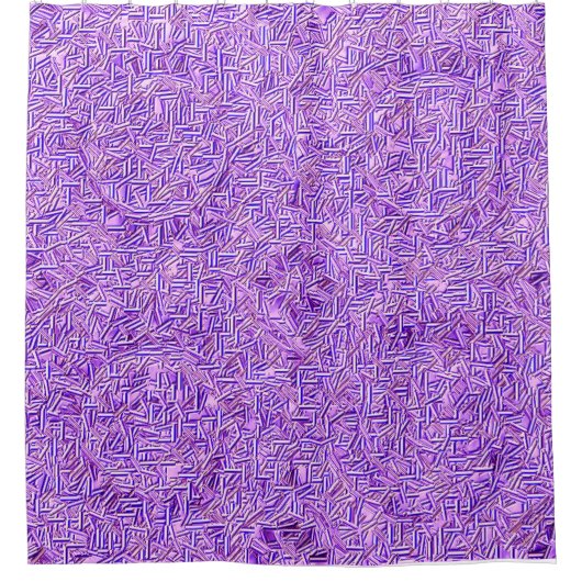 Rideau de douche violet fissuré (Devant)