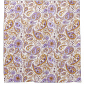 Rideau de douche violet luxueux (Devant)