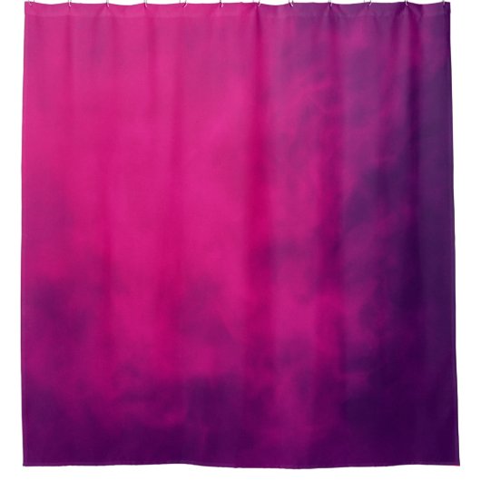 Rideau de douche violet magenta – Personnalisable (Devant)
