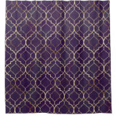 Rideau de douche violet marocain (Devant)
