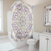 Rideau de douche violet - Rideau de Wisteria - Flo (En situation)