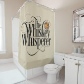 Rideau de douche Whiskey Whisperer (En situation)