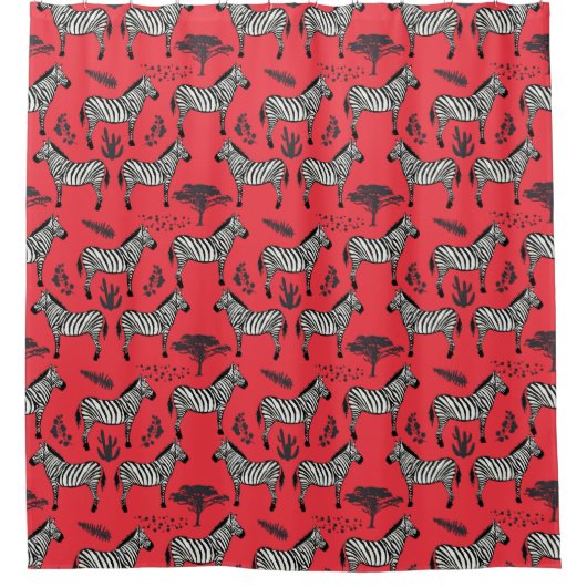 Rideau de douche Zebra Pattern (Devant)