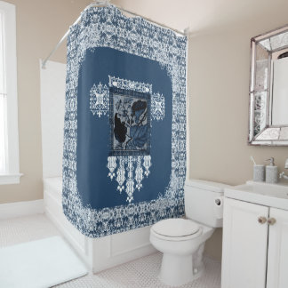 rideau de salle de bain vintage pour une ambiance 