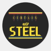 Rideau de stickers en acier (Devant)