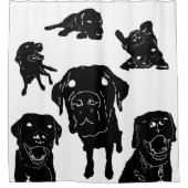 Rideau en douche (Devant)