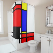 rideau en douche 60s chic (En situation)