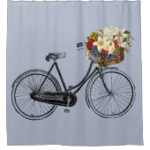Rideau en douche à la mode de vélo de fleur de (Devant)