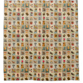 Rideau en douche ancien (Devant)