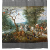 Rideau en douche animal de bible de faune de (Devant)