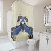 Rideau en douche animal de faune d'oiseaux de (En situation)