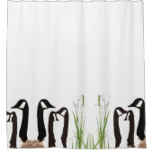 Rideau en douche animal de faune d'oiseaux d'oies (Devant)