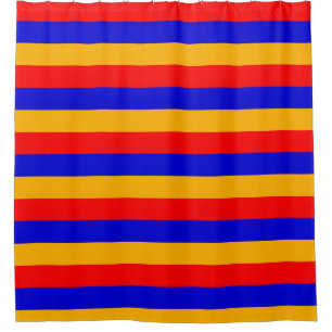 Rideau en douche avec le drapeau de l'Arménie
