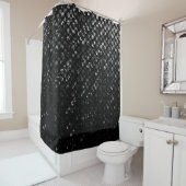 Rideau en douche Bling en cristal Strass (En situation)