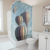 Rideau en douche chaud de ballons à air (En situation)