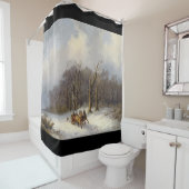 Rideau en douche d'arbres de tour de Sleigh de (En situation)