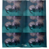 Rideau en douche de 2 amis de lamantin (Devant)