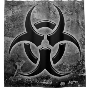 rideau en douche de biohazard