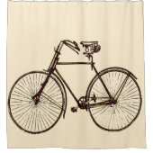 rideau en douche de brun de crème de farine (Devant)