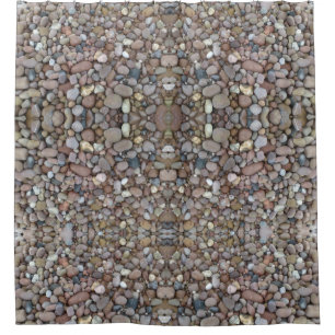 Rideau en douche de cailloux