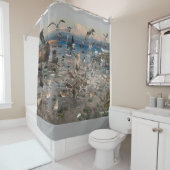 Rideau en douche de Côte Pacifique (En situation)