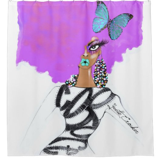 Rideau en douche de couture (Devant)