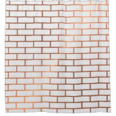 Rideau en douche de cuivre de motif de tuile de (Devant)