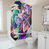 Rideau en douche de fille de féerie d'Anime (En situation)