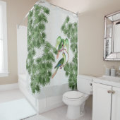 Rideau en douche de fronde de palmier d'oiseaux de (En situation)