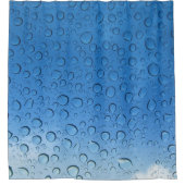 Rideau en douche de gouttelettes d'eau bleue (Devant)