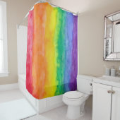 Rideau en douche de lavage d'arc-en-ciel (En situation)