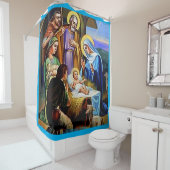 RIDEAU EN DOUCHE DE NATIVITÉ #1 (En situation)