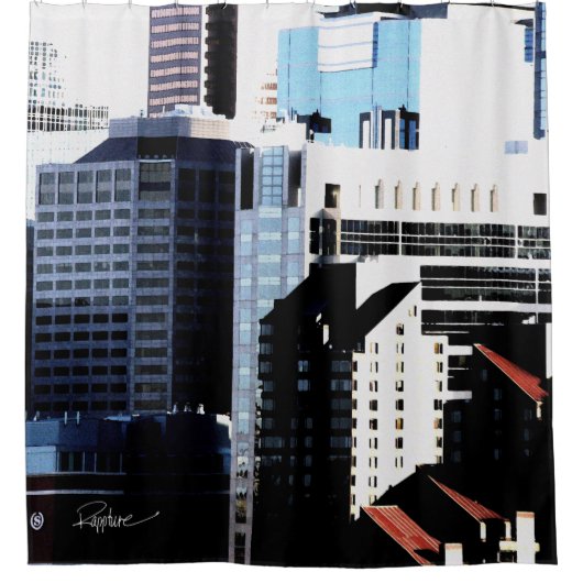 Rideau en douche de paysage urbain (Devant)