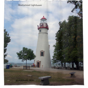 Rideau en douche de phare de Marblehead