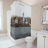 Rideau en douche de phare de point de Tibbetts (En situation)