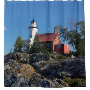 Rideau en douche de phare de port d'Eagle
