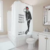 Rideau en douche de plongeur (En situation)