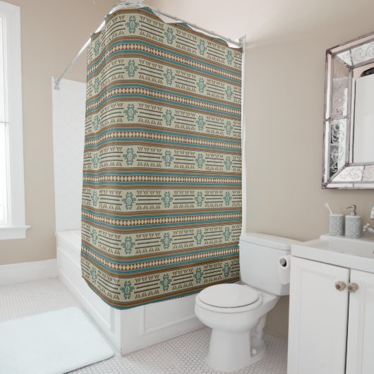 Rideau en douche de prospérité avec le revêtement (En situation)