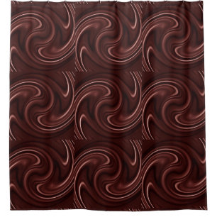 Rideau en douche de remous de chocolat