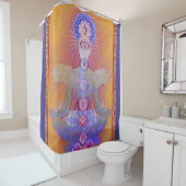 Rideau en douche de SYSTÈME de CHAKRA (En situation)